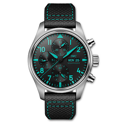 [TW]IWC x MERCEDES AMG 파일럿 워치 크로노그래프 페트로나스 F1 TEAM 레플리카 에디션 41mm - IW388108