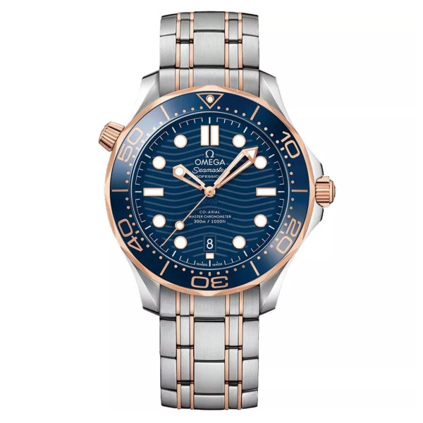 [OBL]OMEGA 씨마스터 다이버 300M 세드나골드 블루 42mm 904L 1:1 Best Edition - 210.20.42.20.03.002