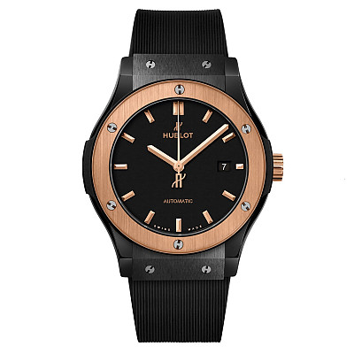 [JJZ]Hublot-클래식 퓨전 세라믹 킹 골드 블랙 42mm Swiss Sellita SW300 1:1 Best Edition - 542.CO.1181.RX