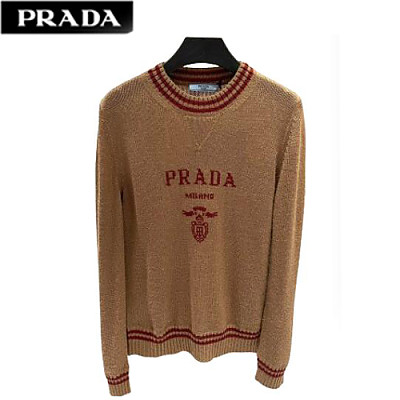 PRADA-082015 프라다 카멜/레드 니트 코튼 베스트 여성용