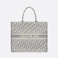 DIOR-디올 그린/블루 그래피티 자수 Book Tote 미디엄 숄더백 36cm - M1296ZEZY_M07I