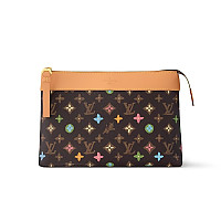 LOUIS VUITTON-M82545 루이비통 블랙 모노그램 쉐도우 포쉐트 보야주 수플 파우치 30cm