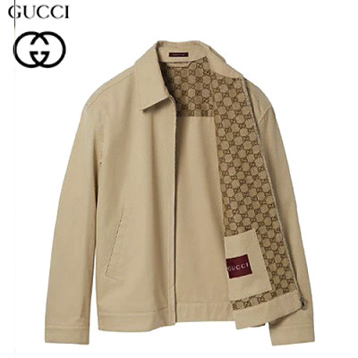 GUCCI-09186 구찌 베이지 바람막이 재킷 남여공용