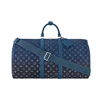 [스페셜오더]LOUIS VUITTON-M45874 루이비통 블루 빈티지 모노그램 키폴 반둘리에 55