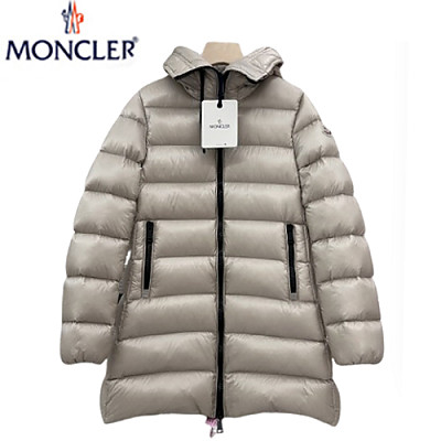 MONCLER-J20931 몽클레어 베이지 Suyen 롱 다운 재킷 여성용