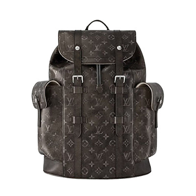 LOUIS VUITTON-M11521 루이비통 블랙 브러시드 모노그램 크리스토퍼 백팩 MM