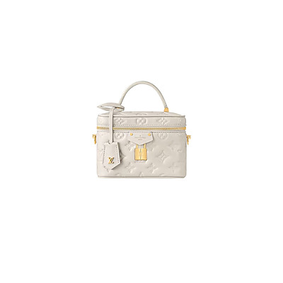 LOUIS VUITTON-M25219 루이비통 화이트 모노그램 램스킨 베니티 PM