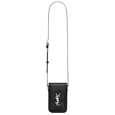 SAINT LAURENT-753963 생 로랑 블랙/실버 SOLFERINO 미니 백