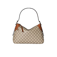 GUCCI-815216 9641 구찌 베이지/화이트 GG 엠블럼 미디엄 숄더백