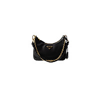 PRADA-1BC204 프라다 데저트베이지 리에디션 1995 체인 리나일론 미니 호보 백 22cm