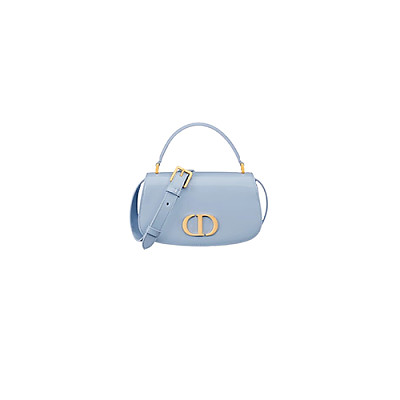 DIOR-M9370 디올 페일 블루 30 Montaigne Avenue 스몰 탑 핸들백