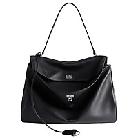 BALENCIAGA-789744 발렌시아가 블랙 로데오 라지 핸드백 39cm