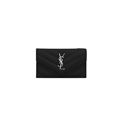 SAINT LAURENT-612808 생 로랑 베이지 플랩 카드 케이스