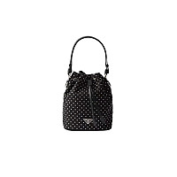 PRADA-1BE067 프라다 블랙 송아지 가죽 미니백