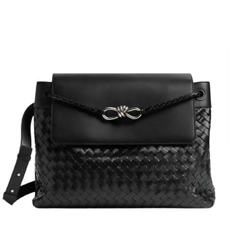 BOTTEGA VENETA-805969 보테가 베네타 블랙 라지 안디아모 메신저 백