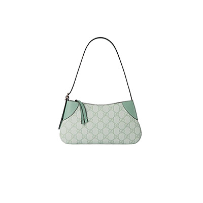 GUCCI-820696 9758 구찌 베이지/브라운 GG 엠블럼 수퍼 미니 숄더백