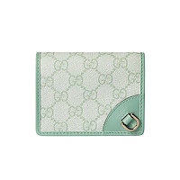 GUCCI-820692 4243 구찌 블루 데님 GG 엠블럼 미니 지갑