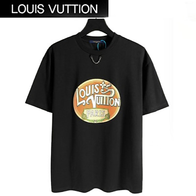 LOUIS VUITTON-051711 루이비통 화이트 프린트 장식 티셔츠 남여공용
