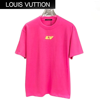 LOUIS VUITTON-05179 루이비통 블랙 아플리케 장식 티셔츠 남여공용