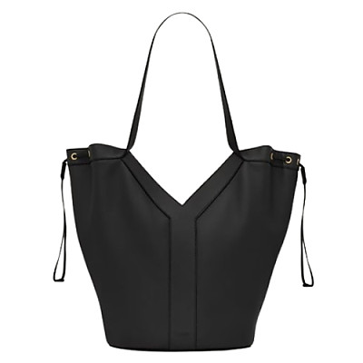 SAINT LAURENT-833160 생 로랑 브라운 카프스킨 y 라지 호보백