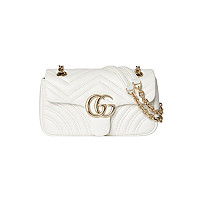 GUCCI-837280 4928 구찌 라이트 블루 가죽 GG 마몽 스몰 숄더백