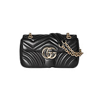 GUCCI-837280 4928 구찌 라이트 블루 가죽 GG 마몽 스몰 숄더백