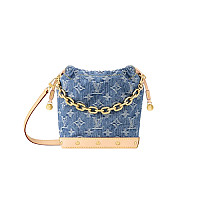 LV-M83453 루이비통 멀티컬러베이지 모노그램 자카드 나노 노에 버킷백 13cm