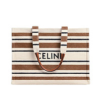 CELINE-196762 셀린느 화이트 트리옹프 캔버스 라지 타이스 카바스
