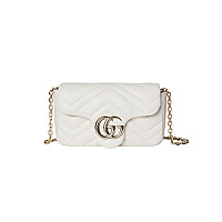 GUCCI-841290 1000 구찌 블랙 가죽 GG 마몽 미니 숄더백