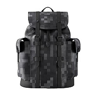 LOUIS VUITTON-M11521 루이비통 블랙 브러시드 모노그램 크리스토퍼 백팩 MM