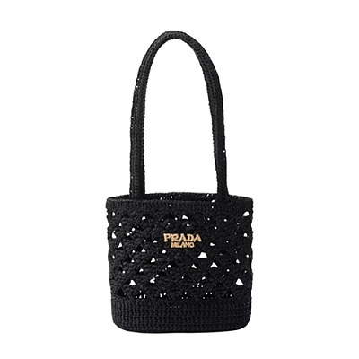 PRADA-1BG494 프라다 내추럴 크로셰 토트백