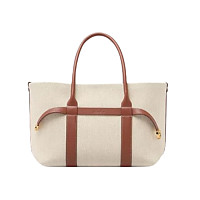 Loro Piana-FAO7473 로로피아나 드라이드 타라곤 카프스킨 기에라 스몰 쇼퍼백