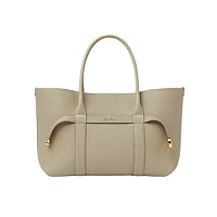 Loro Piana-FAO7473 로로피아나 블랙 카프스킨 기에라 스몰 쇼퍼백