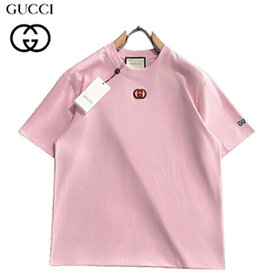 GUCCI-06266 구찌 블랙 GG 아플리케 장식 티셔츠 남성용