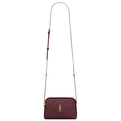 [스페셜오더]YSL-733667 생 로랑 블랙 램스킨 GABY 지퍼 파우치 숄더백
