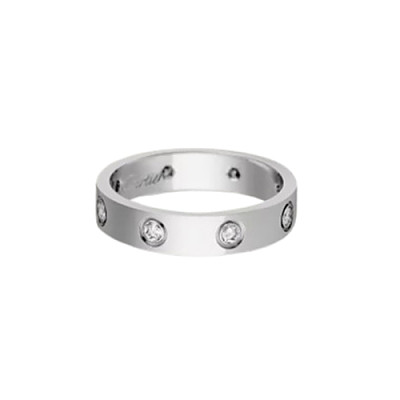 Cartier-B4050600 까르띠에 실버 스몰 LOVE 링