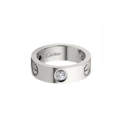 Cartier-B4084700 까르띠에 실버 클래식 LOVE 링