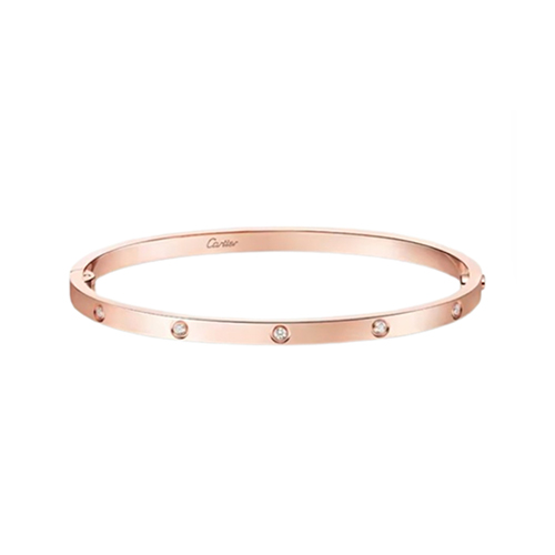 Cartier-B6079617 까르띠에 로즈 골드 10 다이아몬드 스몰 LOVE 브레이슬릿