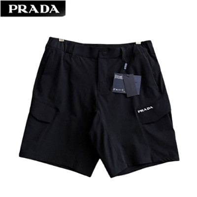PRADA-07146 프라다 라이트 그레이 캐쥬얼 쇼츠 남성용