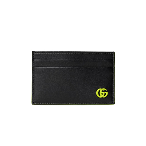 GUCCI-835049 1060 구찌 블랙/그린 GG 마몽 카드 케이스