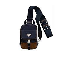 PRADA-2ZH194 프라다 블랙 리나일론 사피아노 가죽 스마트폰 케이스