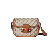 GUCCI-815205 8759 구찌 베이지/레드 구찌 홀스빗 1955 미니 숄더백