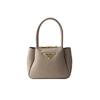 PRADA-1BA362 프라다 블랙 플루 가죽 미니 핸드백