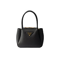 PRADA-1BA362 프라다 그레이 플루 가죽 미니 핸드백