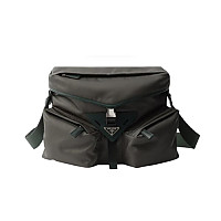 PRADA-2VD062 프라다 블랙 가죽 유틸리티 숄더백 29cm