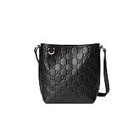 GUCCI-847090 9758 구찌 베이지/브라운 GG 엠블럼 나노 버킷백