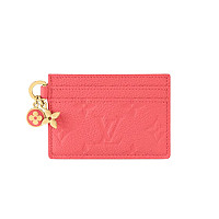 LOUIS VUITTON-M13645 루이비통 제스티 라임 모노그램 앙프렝뜨 LV 참 카드 홀더