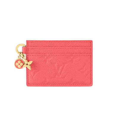 LOUIS VUITTON-M12179 루이비통 스노우 모노그램 앙프렝뜨 LV 참 카드 홀더