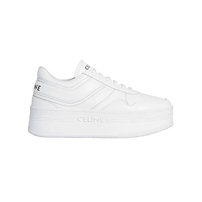 CELINE-365215 셀린느 화이트/블루 웨지 아웃솔 블록 스니커즈 여성용