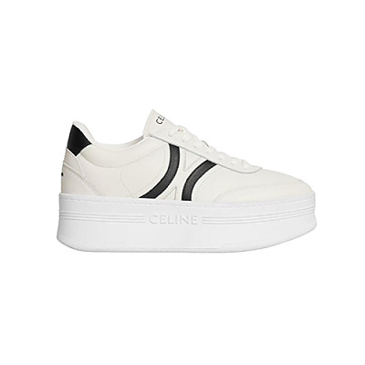CELINE-365215 셀린느 화이트/블루 웨지 아웃솔 블록 스니커즈 여성용